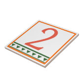 Carreau Signes de la Maison Rouge Italienne Lettres & Numé (Côté)