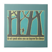 Carreau Silence de la forêt (Devant)