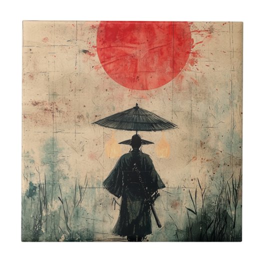 Carreau Silent Samurai Forêt Cramoisie (2) (Devant)