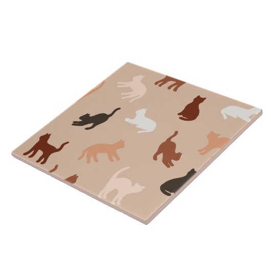 Carreau Silhouette de chat (Côté)