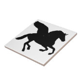 Carreau Silhouette de la licorne ailée (Côté)