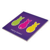 Carreau Silhouette de lapin de Pâques (Côté)