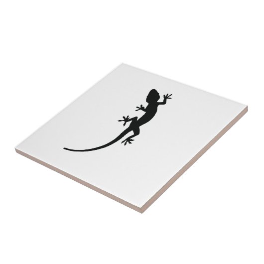 Carreau Silhouette de lézard (Côté)