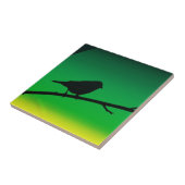 Carreau Silhouette Du Bruant Sur Le Limonène (Côté)