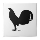 Carreau Silhouette du coq Gamecock (Devant)