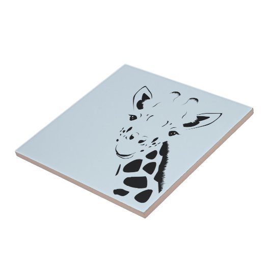 Carreau Silhouette face Giraffe (Côté)