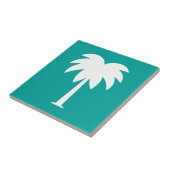 Carreau Silhouette moderne palmier personnalisé Carrelage  (Côté)