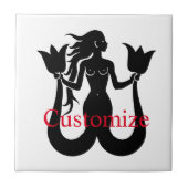 Carreau Silhouette Tonnerre_Cove de sirène à deux queue (Devant)