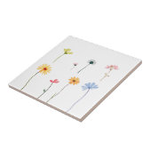 Carreau Silhouettes minimalistes de l'aquarelle (Côté)