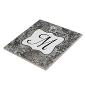 Carreau Silver Sequin Éblouir Glitz Monogramme (Côté)