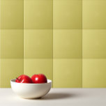 Carreau Simple couleur uni clair Acacia jaune<br><div class="desc">Simple couleur unie clair Acacia jaune design.</div>