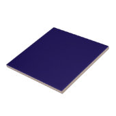 CARREAU SIMPLE ÉLÉGANT MODERNE BLEU FONCÉ  (Côté)