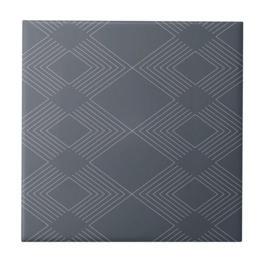 Carreau Simple, elegant, urban, chic line graphic pattern (Devant)
