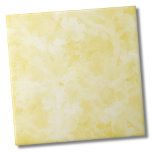 Carreau Simple et élégant Jaune<br><div class="desc">Elégant Happy Simple Aquarelle Marbre Jaune carreaux céramique. Un fond d'aquarelle jaune amusant fournit la toile pour une salle de bain mignonne et contemporaine ou un mur de cuisine ou bande d'accent! Pas au-dessus, mais un petit quelque chose de spécial et amusant. L'aspect amusant de ce design est que la...</div>