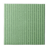 Carreau Simple Forest Green Glitter Style Vertical Stripes (Devant)