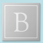 Carreau Simple Light Grey monogram