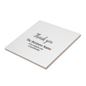 Carreau Simple merci d'ajouter des détails de nom d'entrep (Côté)