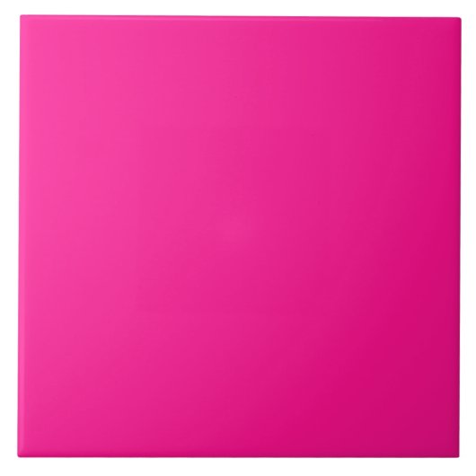 Carreau Simple moderne Neon Fluorescent rose (Devant)
