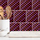 Carreau Simple Motif de coeur moderne