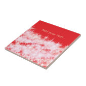Carreau Simple rouge rose brillant étoiles ajouter votre t (Côté)