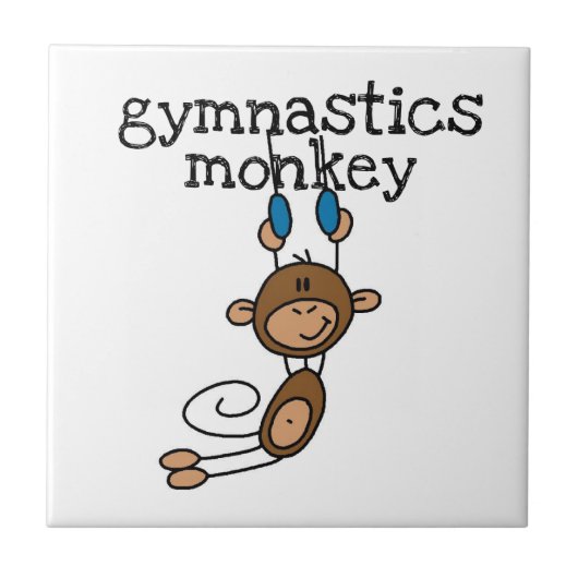 Carreau Singe de gymnastique (Devant)