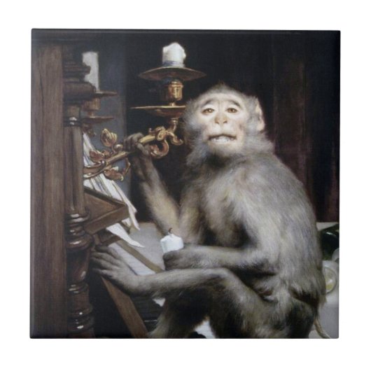 Carreau Singe souriant (Devant)