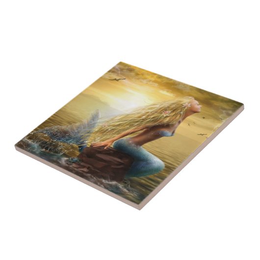 Carreau sirène /2/ de tuile (Côté)