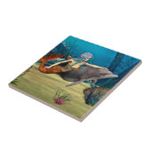 Carreau Sirène avec dauphin (Côté)