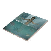 Carreau Sirène brumeuse de matin (Côté)