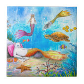 Carreau Sirène de chat 31 (Devant)