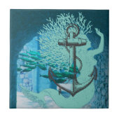 Carreau Sirène et Ancre (Devant)