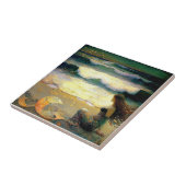 Carreau Sirène et lutins dorés de la mer (Côté)