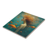 Carreau Sirène et poisson d'or (Côté)