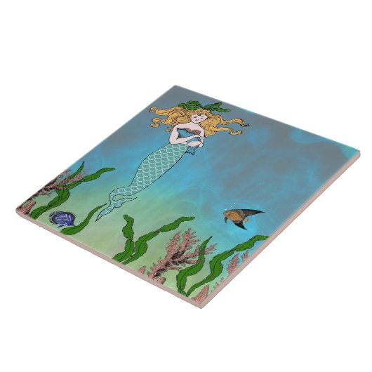 Carreau Sirène et sceau (Côté)