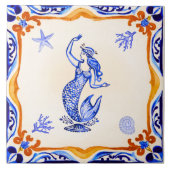 Carreau Sirène méditerranéenne (Devant)