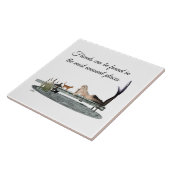 Carreau Sirène Sur Carrelage En Céramique À L'Amarrages (Côté)