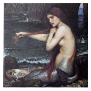 Carreau Sirène sur la plage