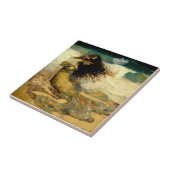 Carreau Sirène sur les sables d'or (Côté)