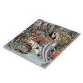 Carreau Sirène vintage & Octopi (Côté)