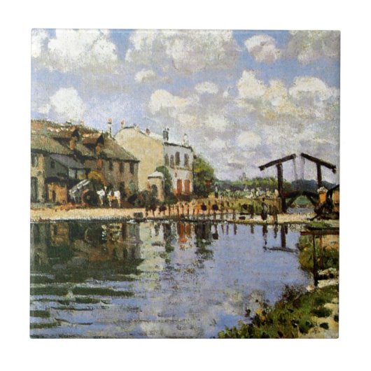 Carreau Sisley - Le Canal Saint Martin, 1872 (Devant)