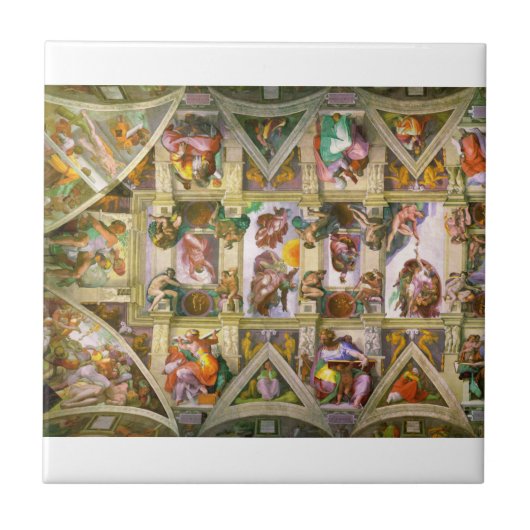 Carreau Sistine Chapel Ceiling (Devant)