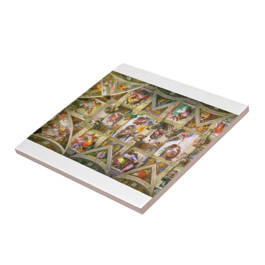 Carreau Sistine Chapel Ceiling (Côté)