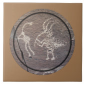 Carreau Site de La Cieneguilla Petroglyph (Devant)