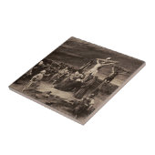 Carreau Site Golgotha et Jésus par Munkacsy (Côté)