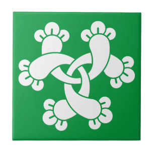 Carreau Six clous d'entrelacement