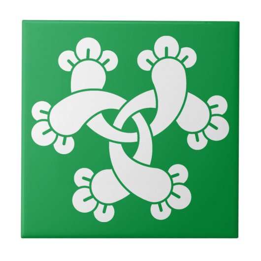 Carreau Six clous d'entrelacement (Devant)