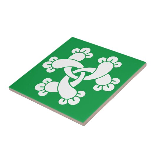 Carreau Six clous d'entrelacement (Côté)