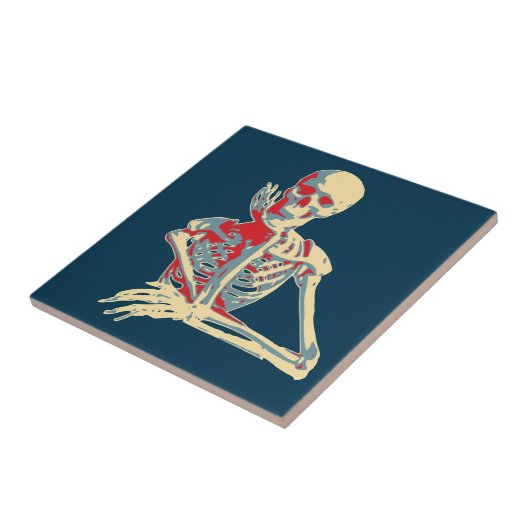 Carreau Skeleton rétro (Côté)