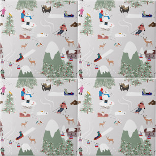 Carreau Ski de neige d'hiver Pistes de ski de montagne Pay