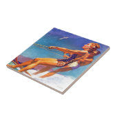 Carreau Skier nautique par McClelland Barclay (Côté)